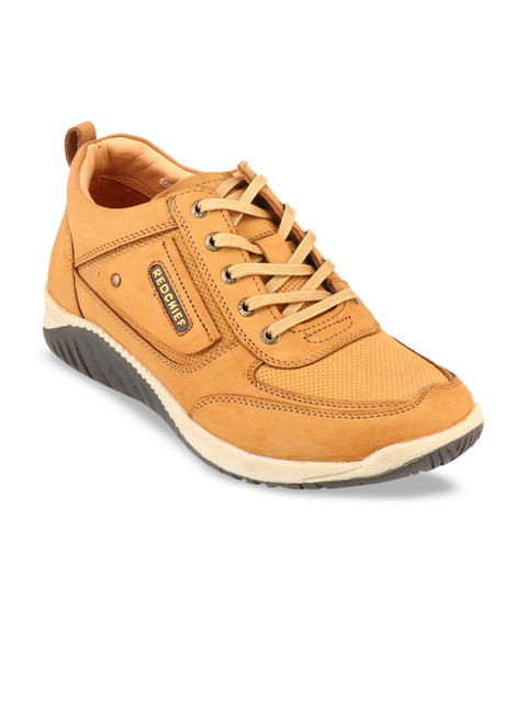 

Red Chief Men Tan Brown Leather Sneakers