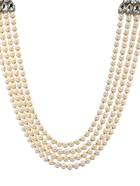 

DEVOILER Men Gold-Toned Layered Necklace