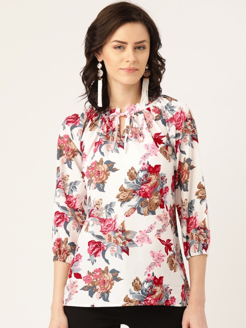 

Rute Women White Printed Top