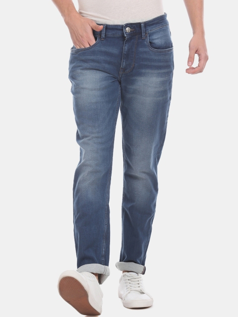 

U.S. Polo Assn. Denim Co. Men Blue Slim Fit Mid-Rise Clean Look Stretchable Jeans