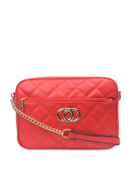 

Bagkok Red Solid Sling Bag