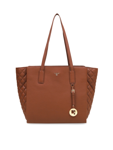 

Da Milano Brown Solid Leather Shoulder Bag