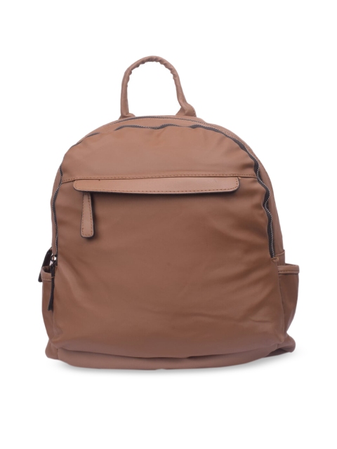 

Bagkok Women Brown Solid Backpack