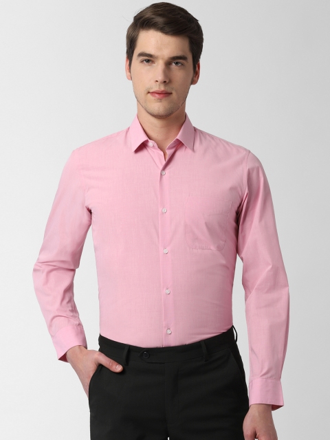

Peter England Men Pink Slim Fit Solid Formal Shirt