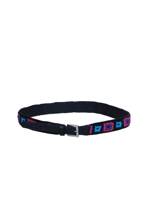 

Diwaah Women Blue & Pink Woven Design Belt