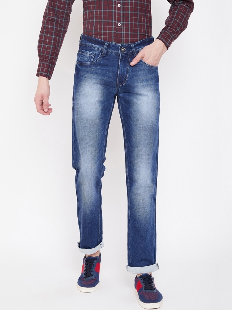 

Octave Men Blue Regular Fit Mid-Rise Clean Look Jeans