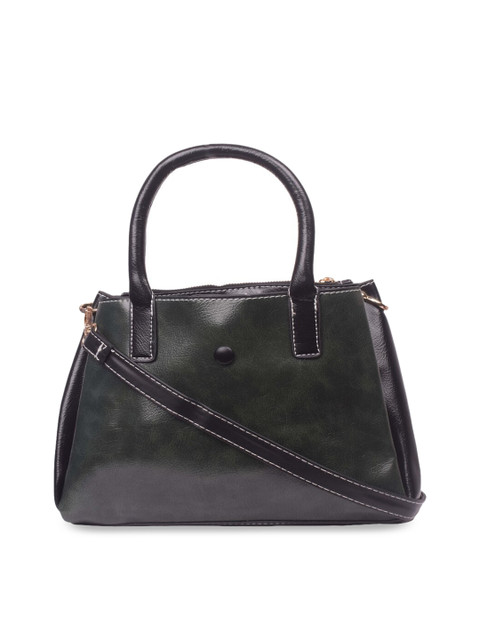 

Bagkok Green Solid Handheld Bag