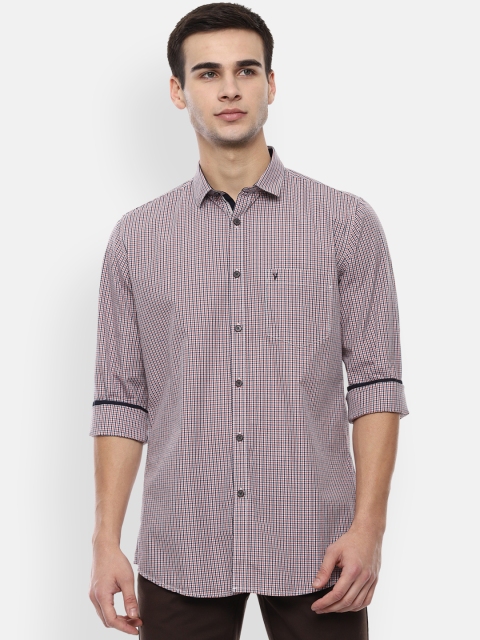 

Van Heusen Sport Men Red & Blue Slim Fit Checked Casual Shirt