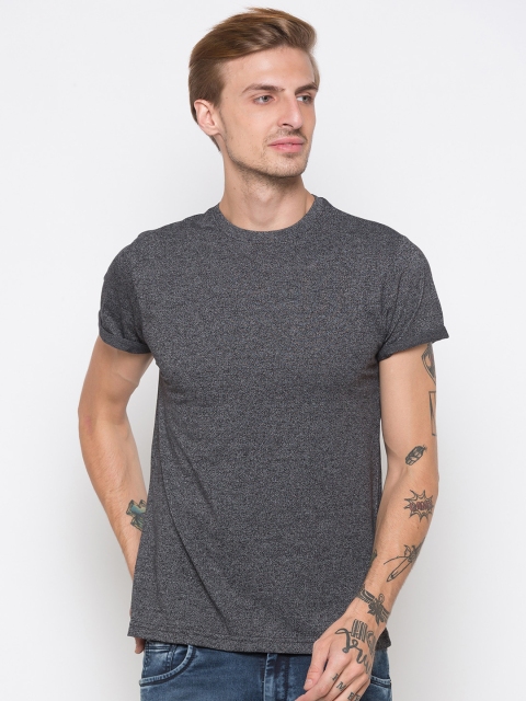 

Globus Men Grey Printed Round Neck T-shirt