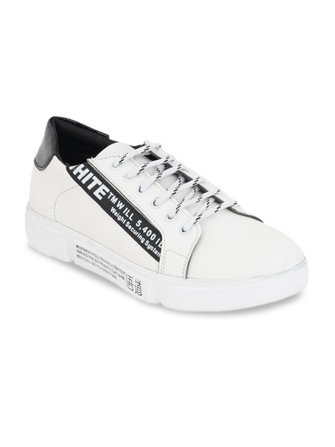 

Kielz Men White & Black Sneakers