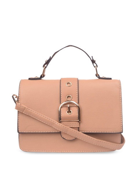 

Bagkok Beige Solid Handheld Bag