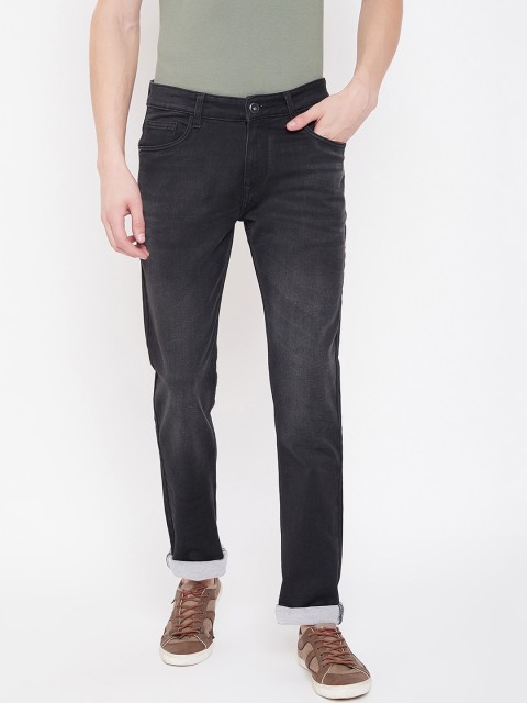

Octave Men Black Regular Fit Mid-Rise Clean Look Jeans