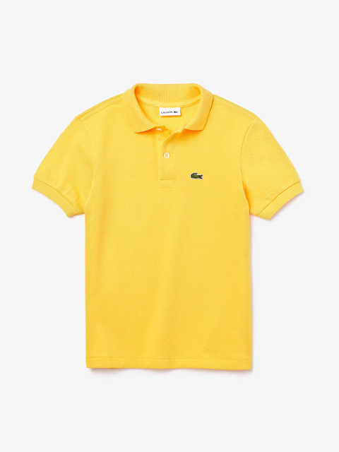

Lacoste Boys Yellow Solid Polo