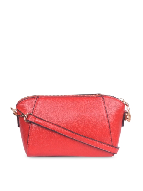 

Bagkok Red Textured Sling Bag