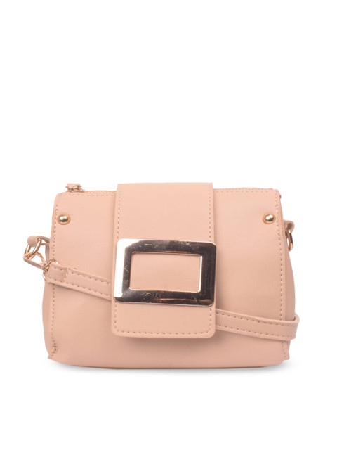 

Bagkok Pink Solid Sling Bag