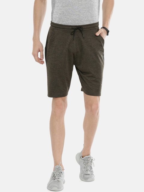 

Proline Active Men Olive Green Solid Regular Fit Sports Shorts