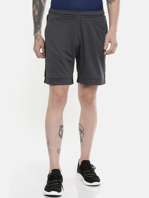 

Proline Active Men Grey Solid Regular Fit Sports Shorts