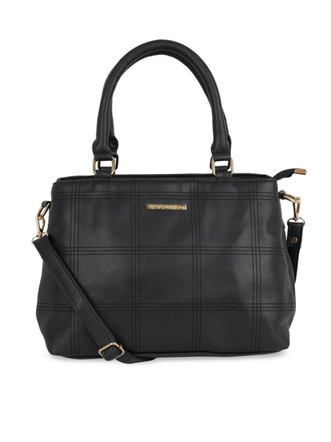 

Lapis O Lupo Black Solid Handheld Bag