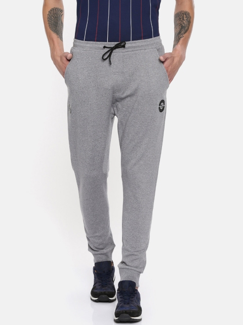 

Proline Active Men Grey Melange Solid Slim-Fit Joggers