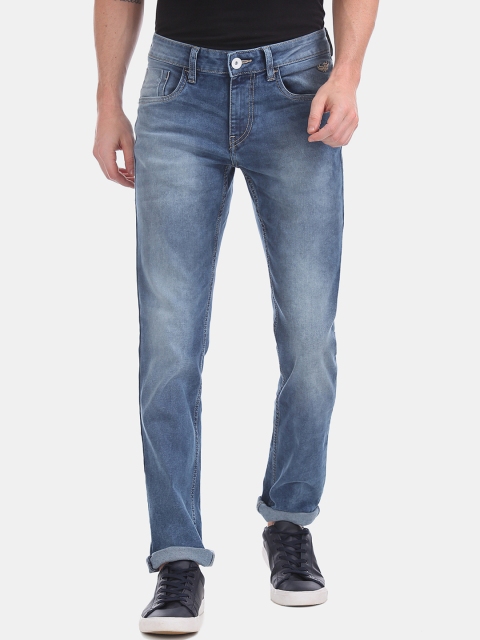 

Flying Machine Men Blue Skinny Fit Low-Rise Clean Look Jeans