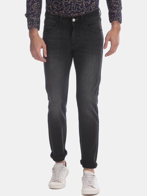 

Flying Machine Men Black Skinny Fit Low-Rise Clean Look Jeans