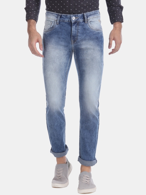 

Flying Machine Men Blue Slim Fit Mid-Rise Clean Look Stretchable Jeans