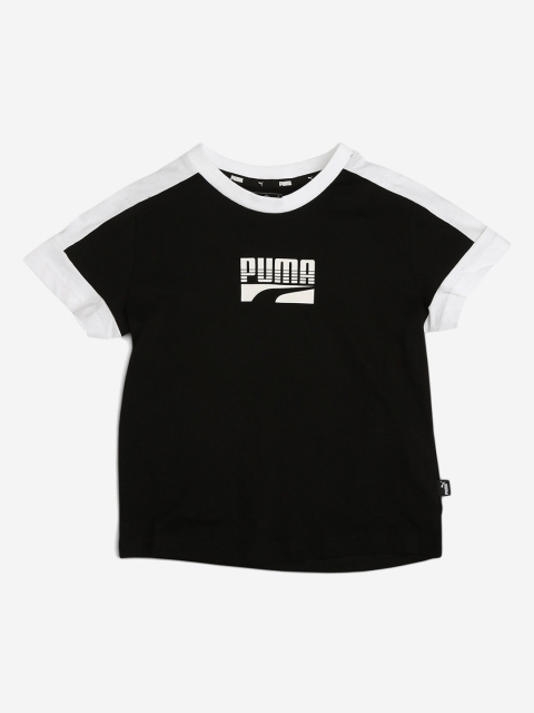 

Puma Boys Black Rebel Block Tee B