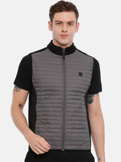 

Proline Active Men Grey Solid Padded Jacket