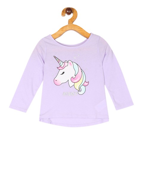 

The Childrens Place Boys Purple Printed Round Neck T-shirt