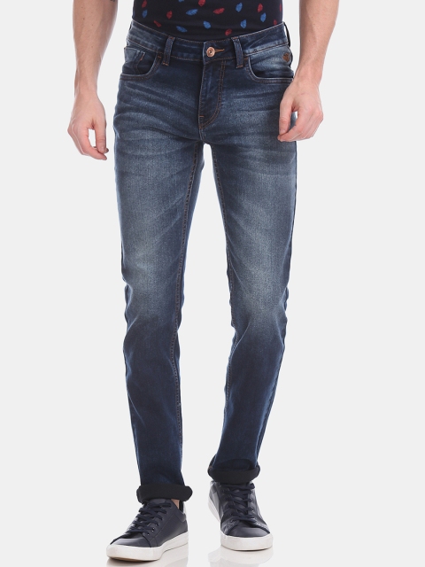 

Flying Machine Men Blue Slim Fit Mid-Rise Clean Look Jeans