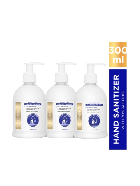 

ST. DVENCE Set of 3 Hand Sanitizer 70% Alcohol 300 ml each, White