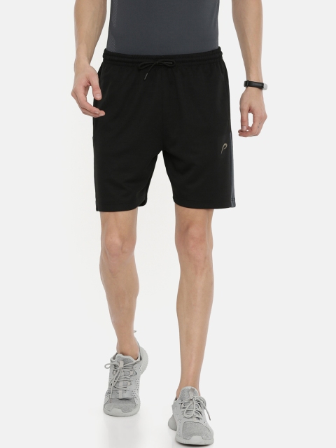 

Proline Active Men Black Solid Regular Fit Sports Shorts