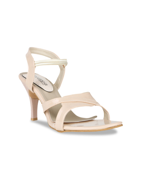 

Shoetopia Women Beige Solid Heels