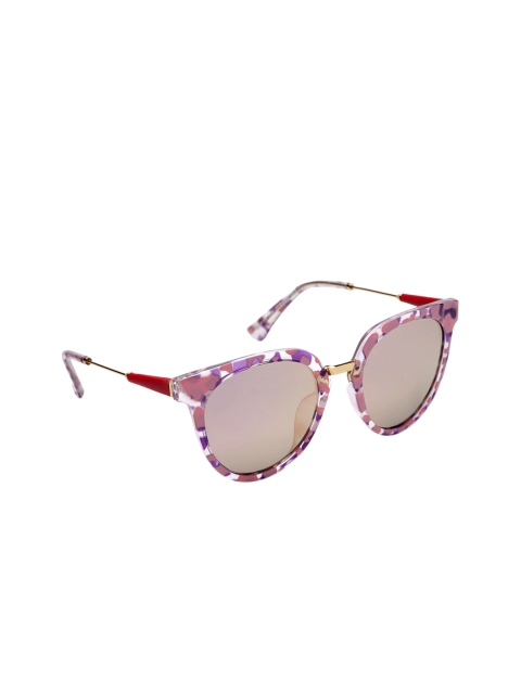 

MARC LOUIS Women Polarised and UV Protected Cateye Sunglasses MLDORAMA163C05SG, Pink