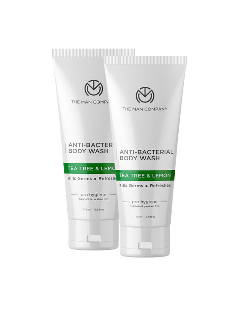 

The Man Company Men Set of 2 Anti Bacterial Body Wash, White