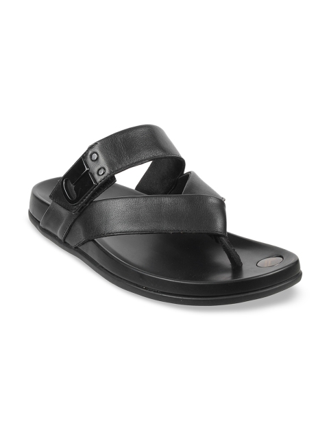

Metro Men Black Comfort Sandals
