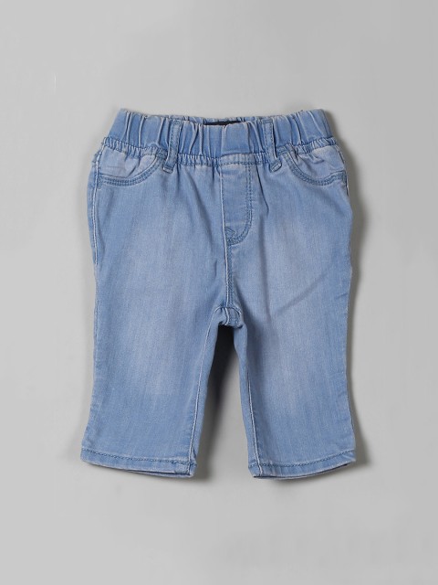 

GAP Toddler Girl Blue Super Denim Crop Favourite Jeggings With Fantast Flex