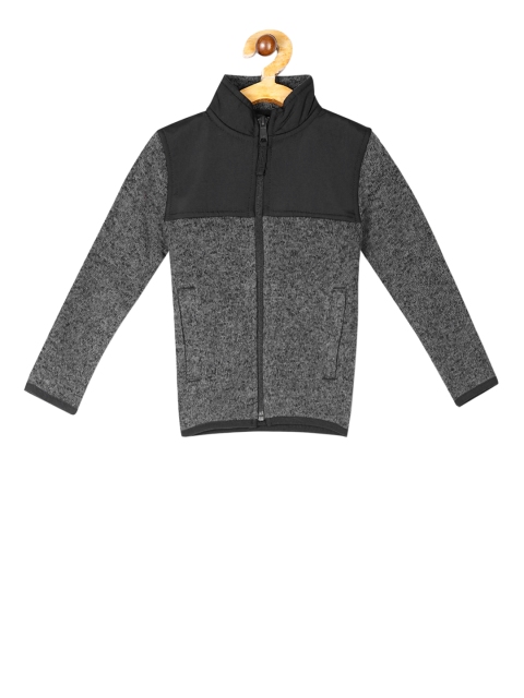 

The Childrens Place Boys Charcoal Grey Colourblocked Sporty Jacket