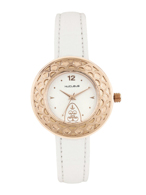

Nucleus Women White Analogue Watch NTLRGWWi