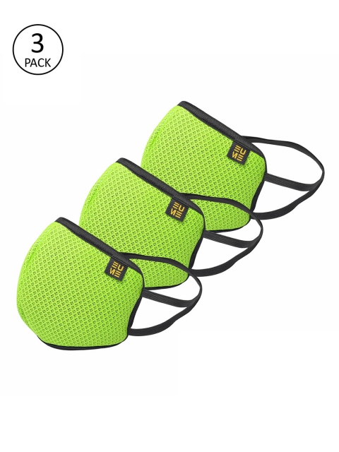 

EUME Unisex 3 Pcs Green 4-Ply Protect+ 95 Reusable Outdoor Masks