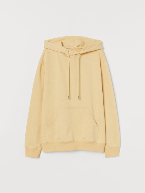 

H&M Women Yellow Hooded Top