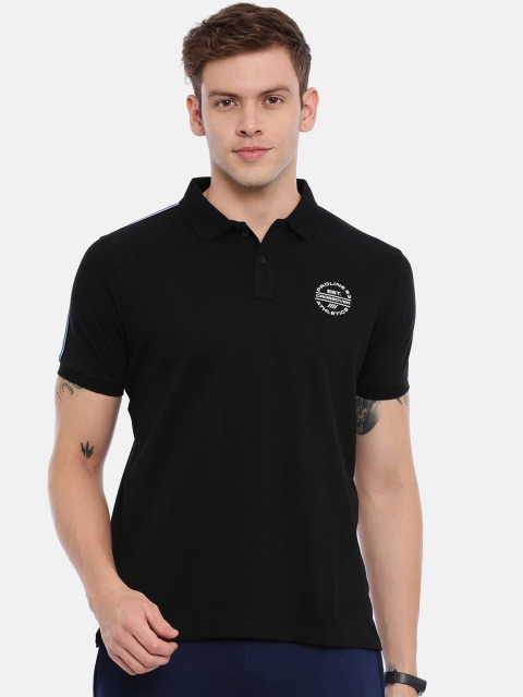 

Proline Men Black Solid Polo Collar T-shirt