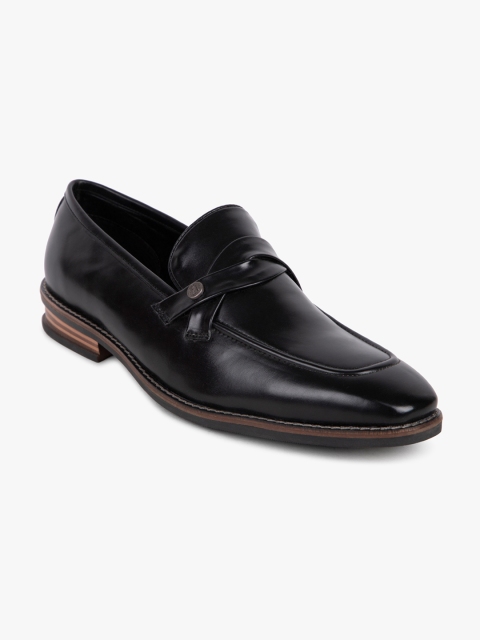 

Duke Men Black Solid Slip-On Shoes