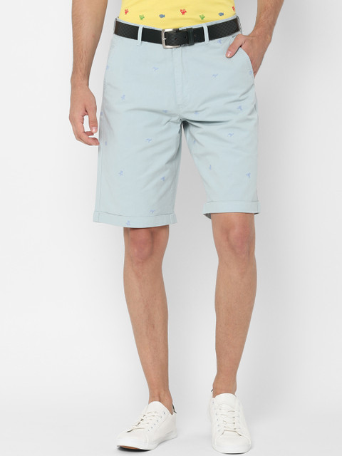 

SIMON CARTER LONDON Men Blue Solid Regular Fit Regular Shorts