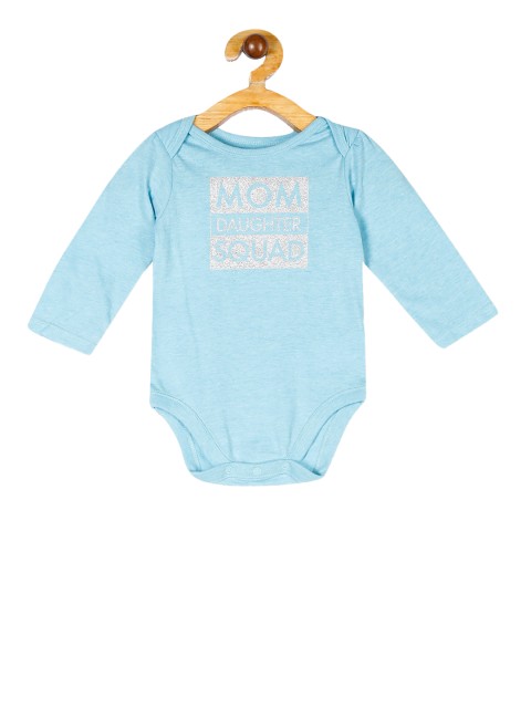 

The Childrens Place Girls Blue Glitter Mom Daughter Squad Graphic Bodysuit