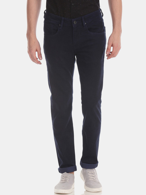 

Flying Machine Men Navy Blue Skinny Fit Low-Rise Clean Look Jeans