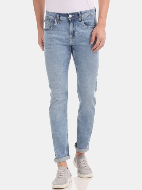 

Flying Machine Men Blue Slim Fit Mid-Rise Clean Look Jeans