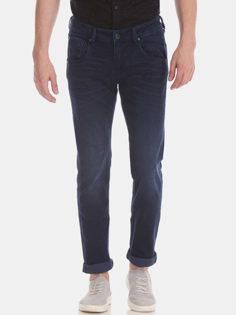 

Flying Machine Men Blue Skinny Fit Low-Rise Clean Look Jeans