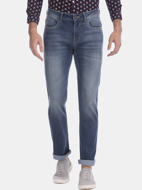 

Flying Machine Men Blue Slim Fit Mid-Rise Clean Look Jeans