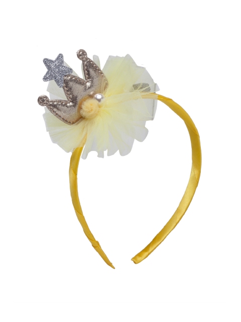 

Stoln Girls Yellow & White Embellished Hairband
